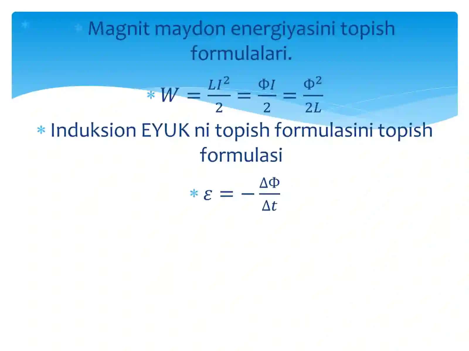 Elektromagnit induksiya hodisasiga doir masalalar yechish 4