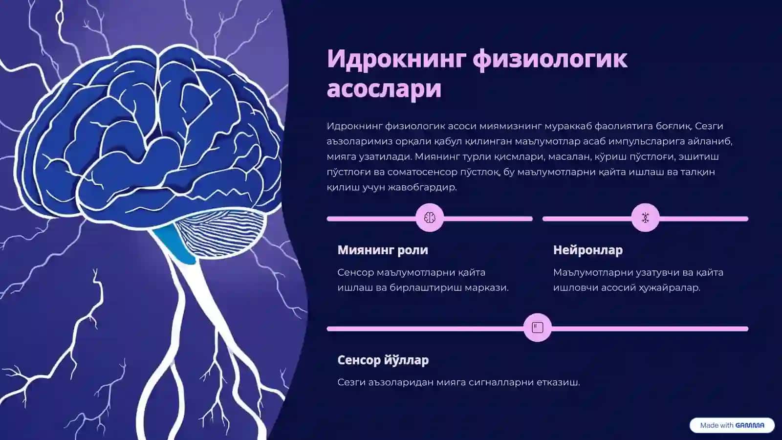 Идрокнинг таснифи ва турлари 4