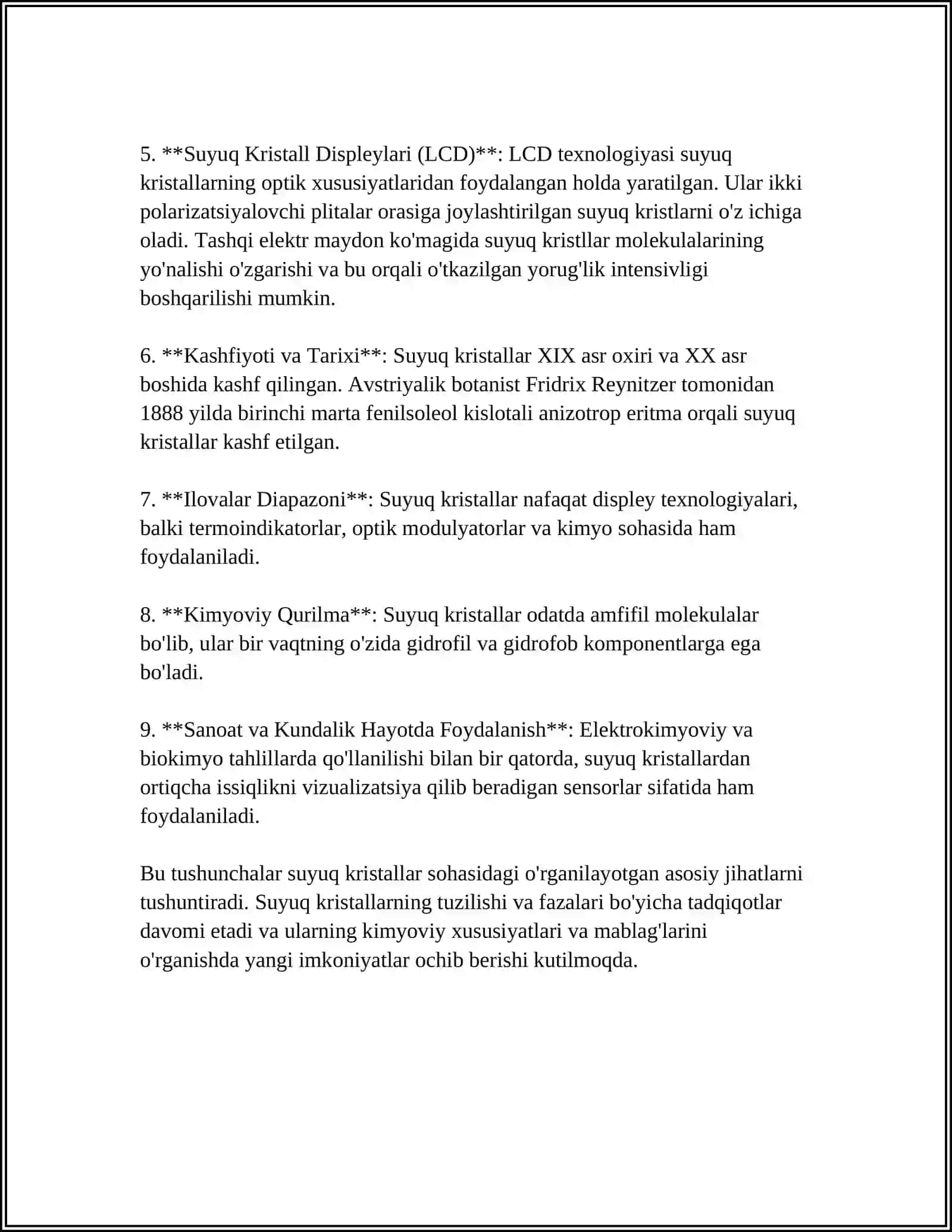 SUYUQ KRISTALLAR VA ULARNING XUSUSIYATLARI 4