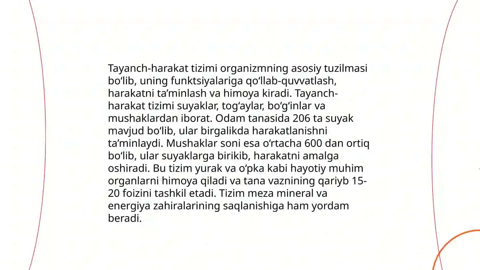 Tayanch harakat azosi haqida umumiy tushuncha 4