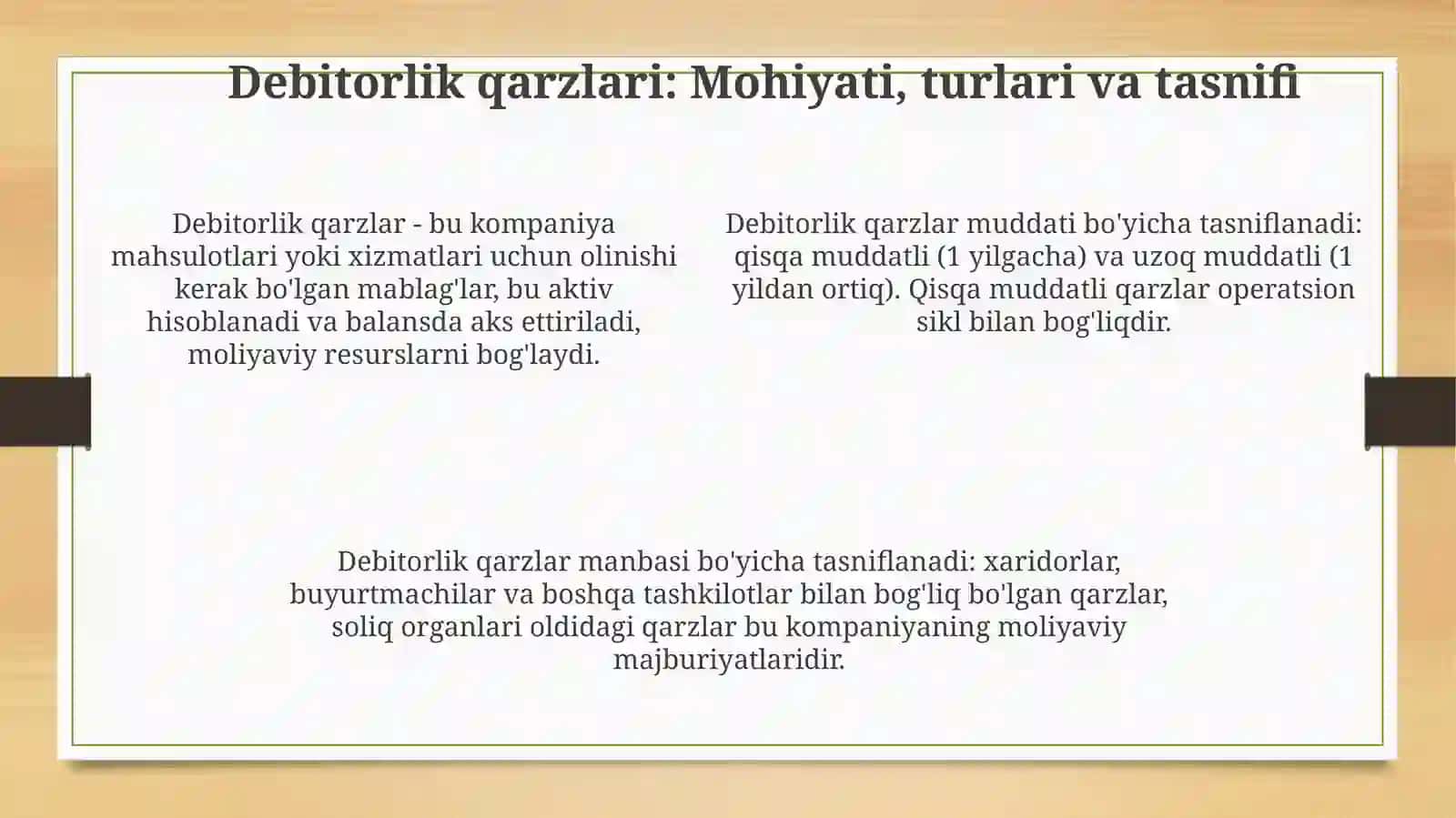 Korxonalardagi debitorlik va kreditorlik qarzlarini samarali boshqarish yo'llari 4