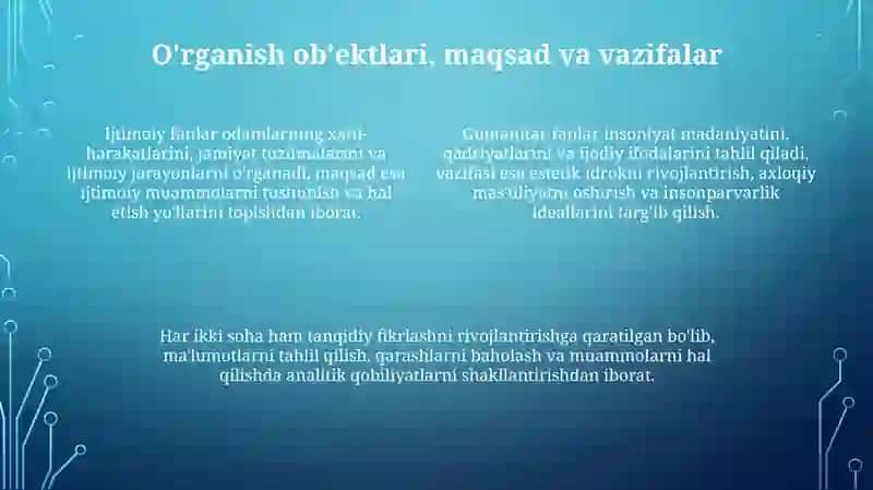 Ijtimoiy-gumanitar fanlar 4