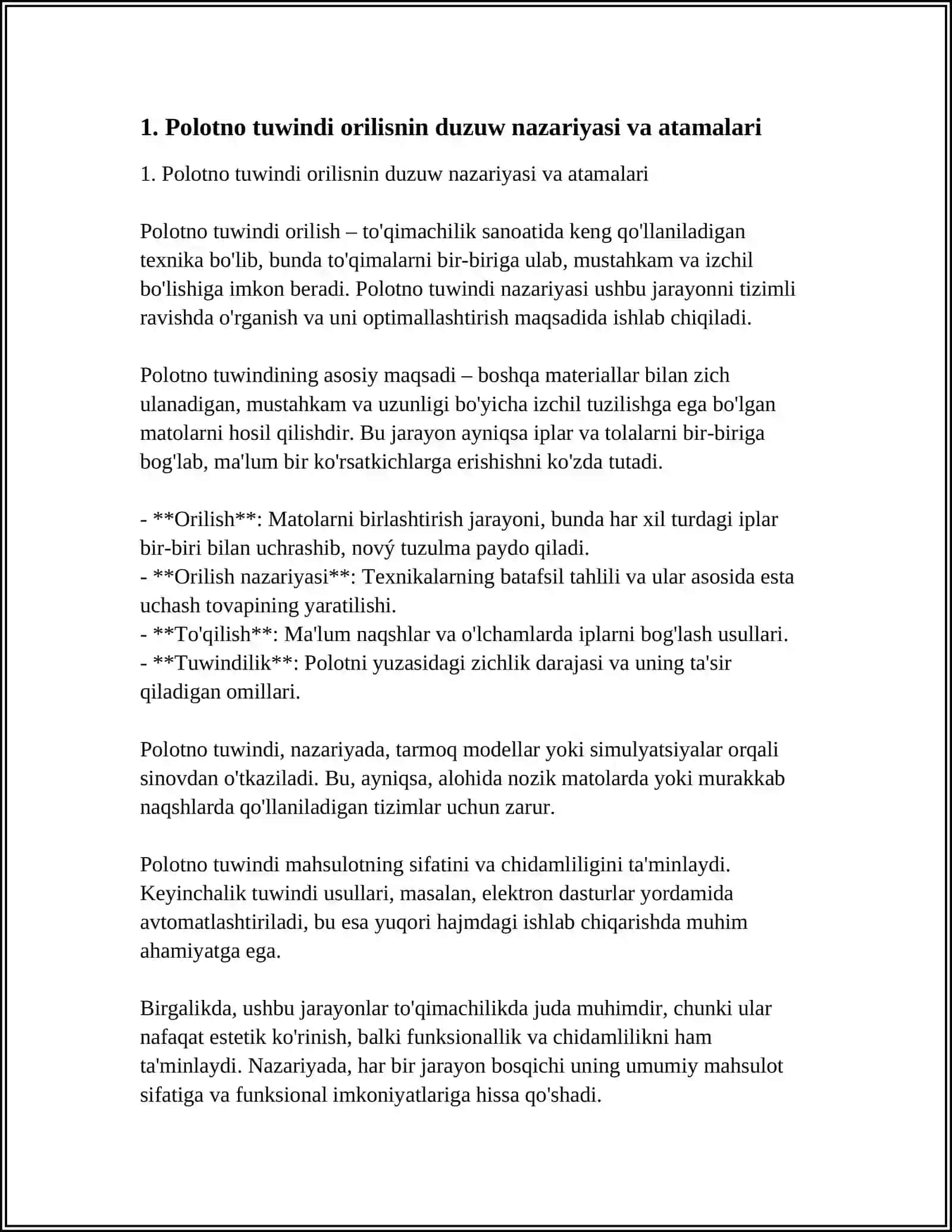 POLOTNO TUWINDI ORILISIN DUZUW 4