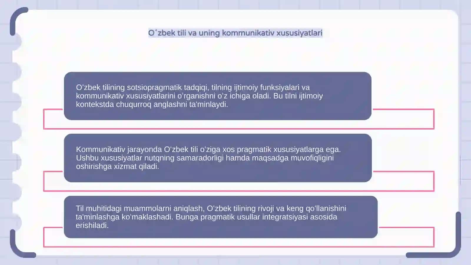 Oʻzbek tilining sotsiopragmatik tadqiqi muammolari 4