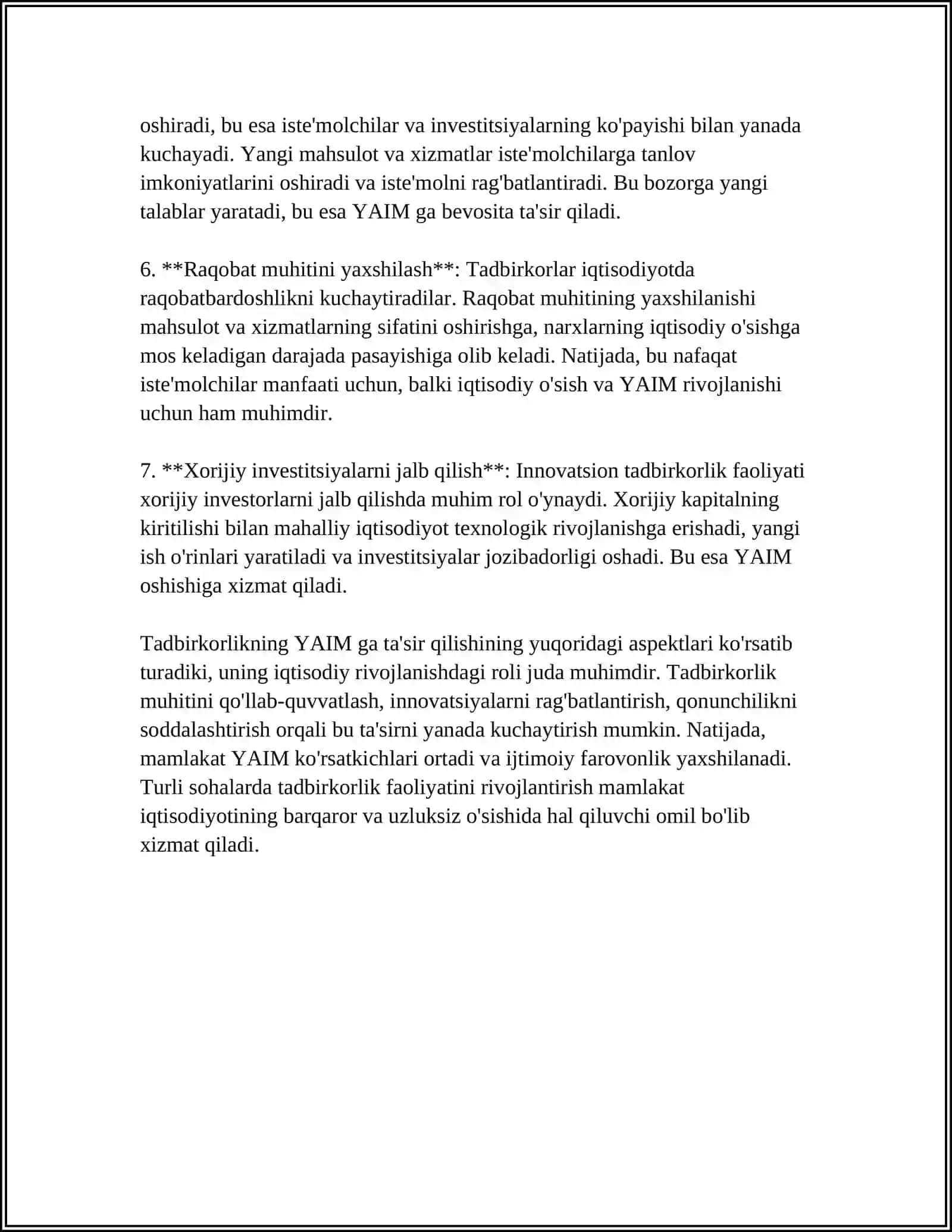 Tadbirkorlik Faoliyatining Iqtisodiy Rivojlanishga Ta'siri 4