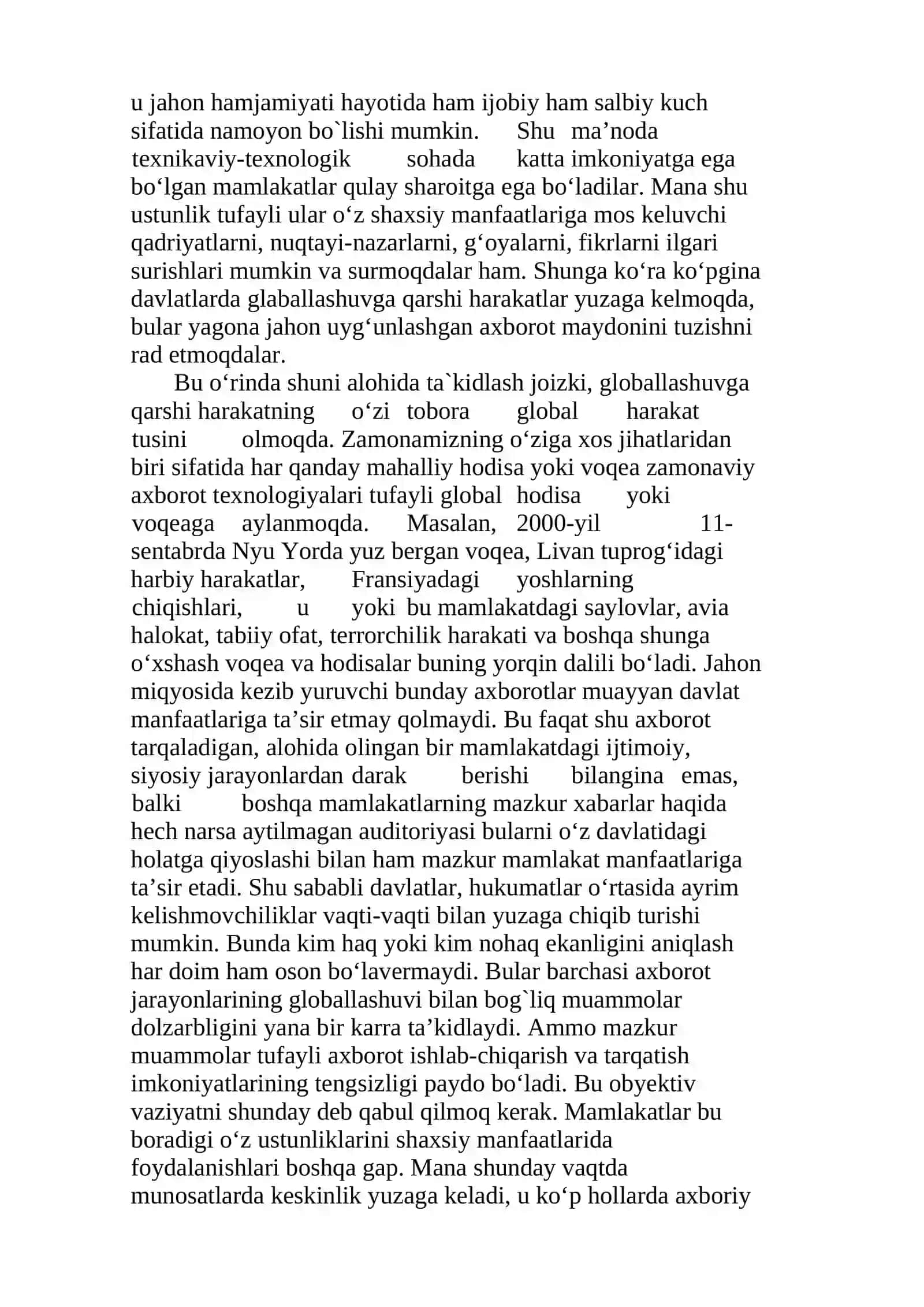 AXBOROT TIZIMLARIDA XAVFSIZLIK 4