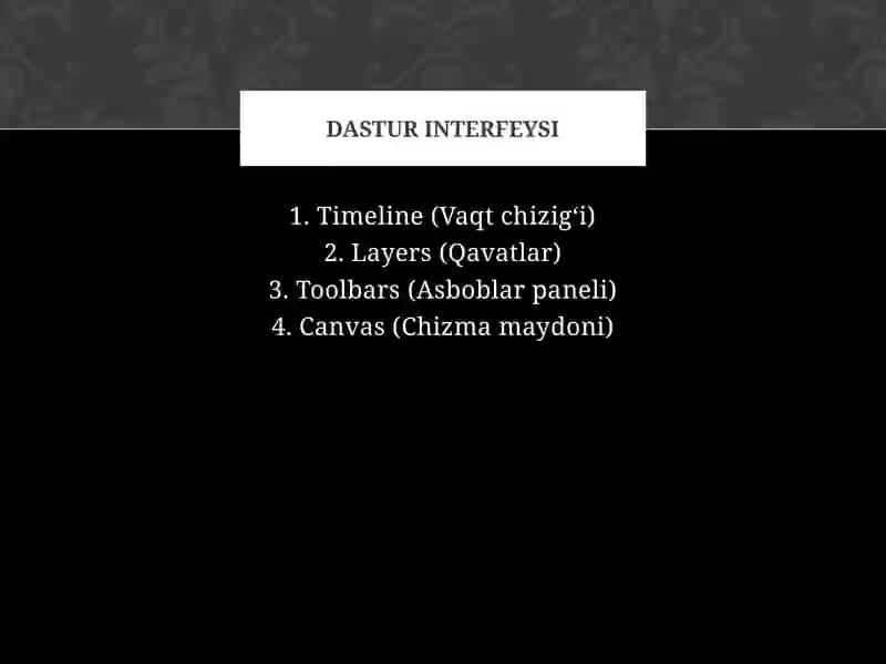 Bepul va ochiq manbali 2D animatsiya dasturi 4