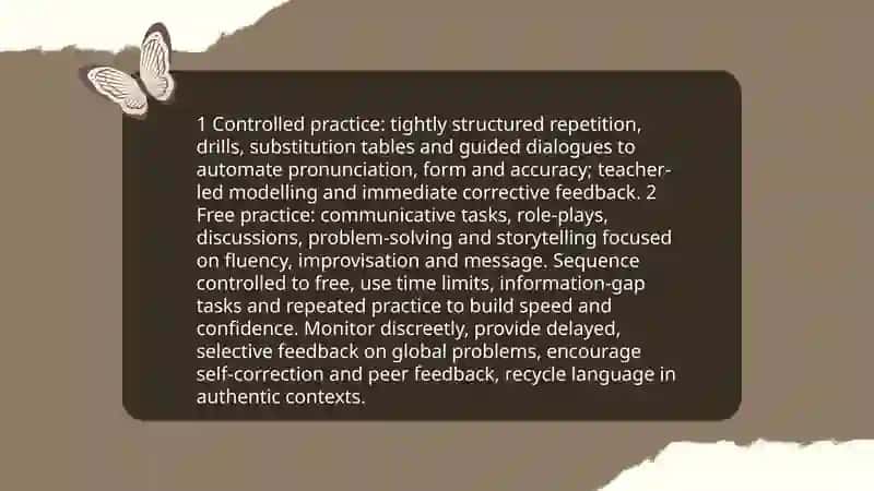 Teaching Speaking and Oral Communication 4