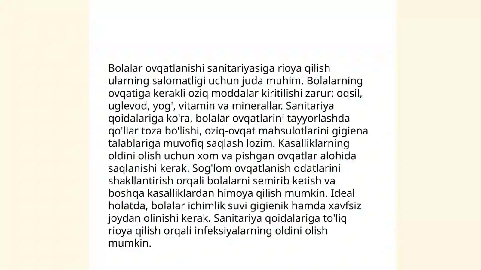 Sanitariya-gigiyena talablar 4