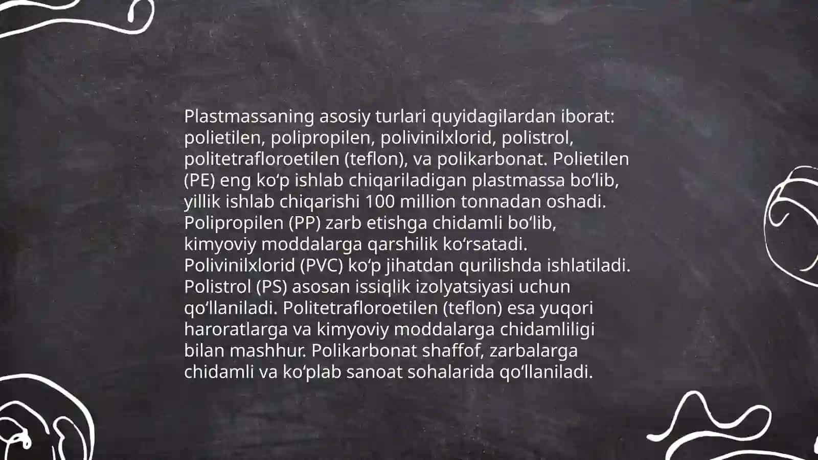 Plastik va uning atrof muhitga ta`siri 4