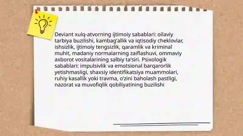 Deviand hulq atvor uning turlari va xususiyatlari 4