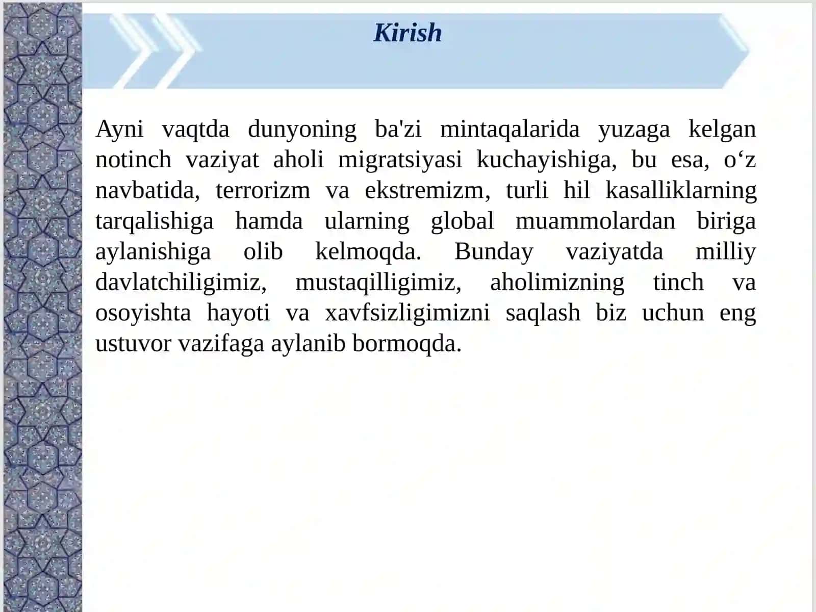 GLOBALLASHUV JARAYONLARINING MAMLAKATLAR IQTISODIY XAVFSIZLIGIGA TA'SIRI 4