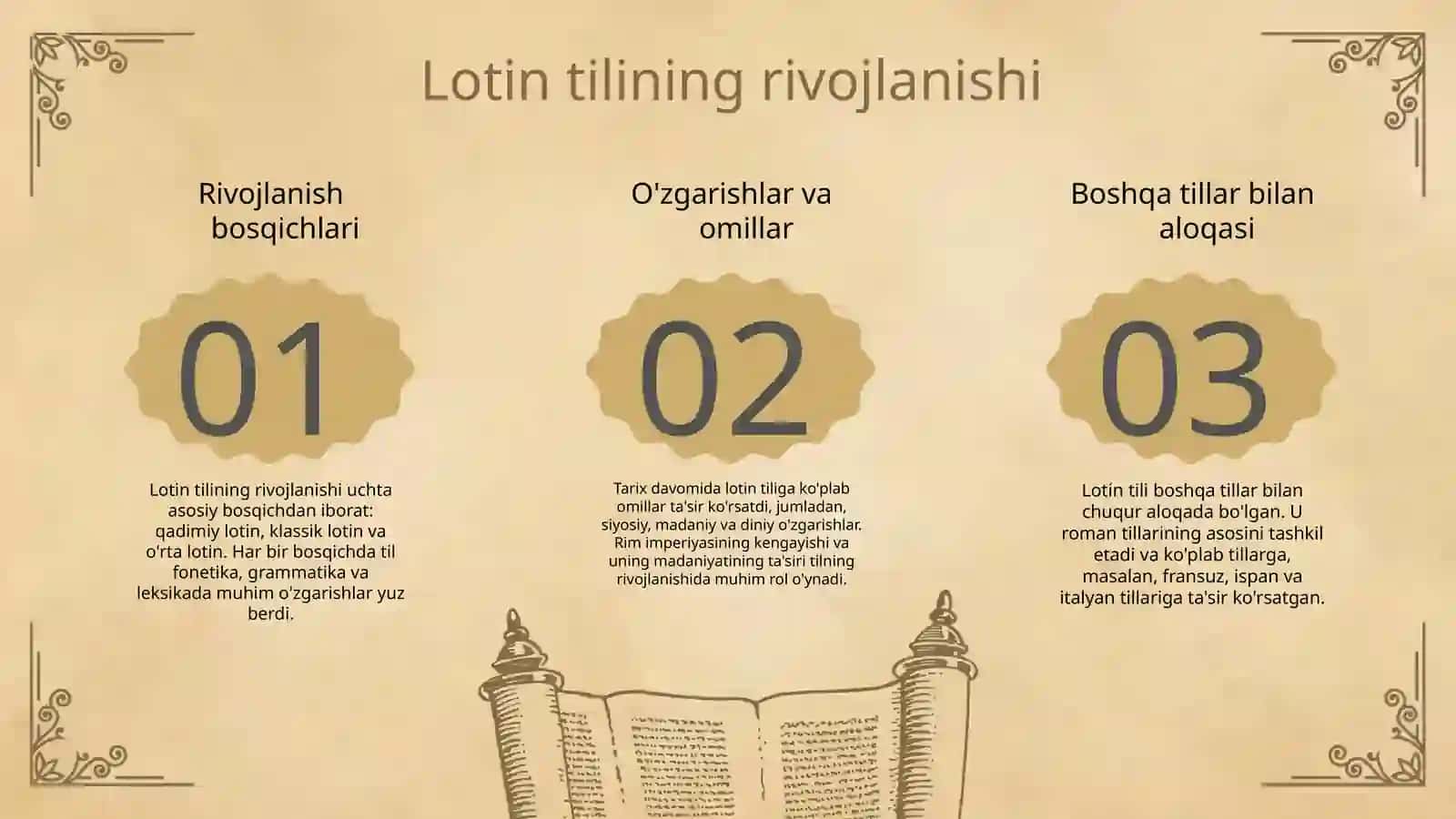 Lotin tili tarixi 4