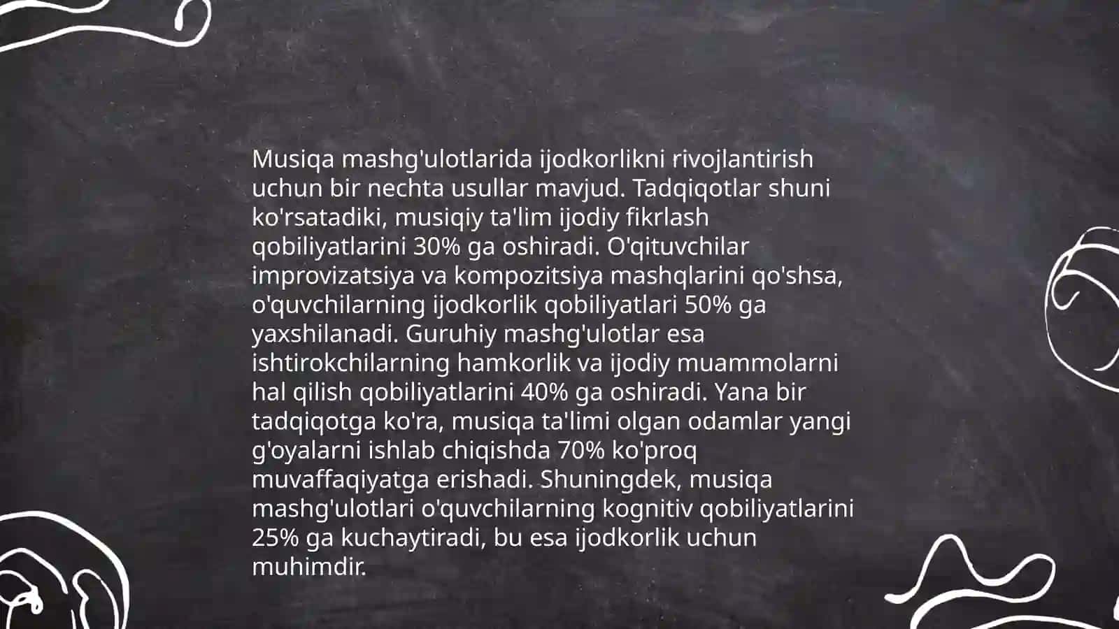 Musiqaviy sensor qobiliyatning musiqa mashgʻulotlarda aniqlash 4