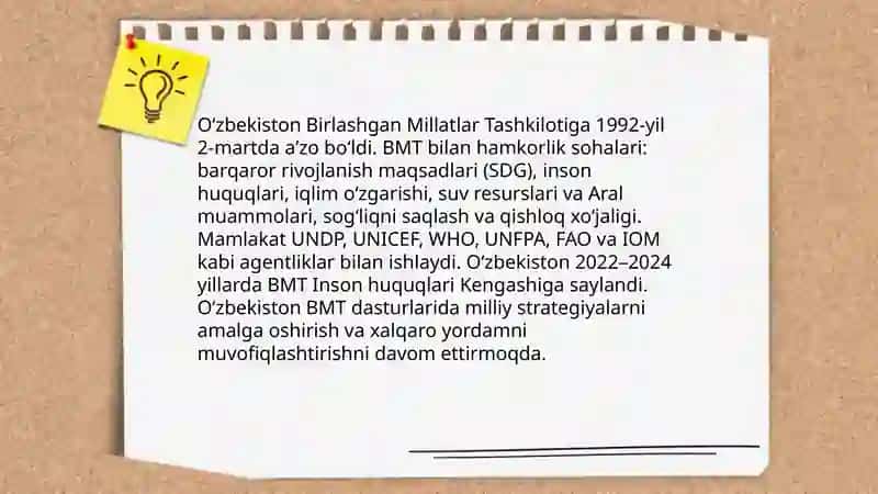 Oʻzbekiston va jahon hamjamiyati 4