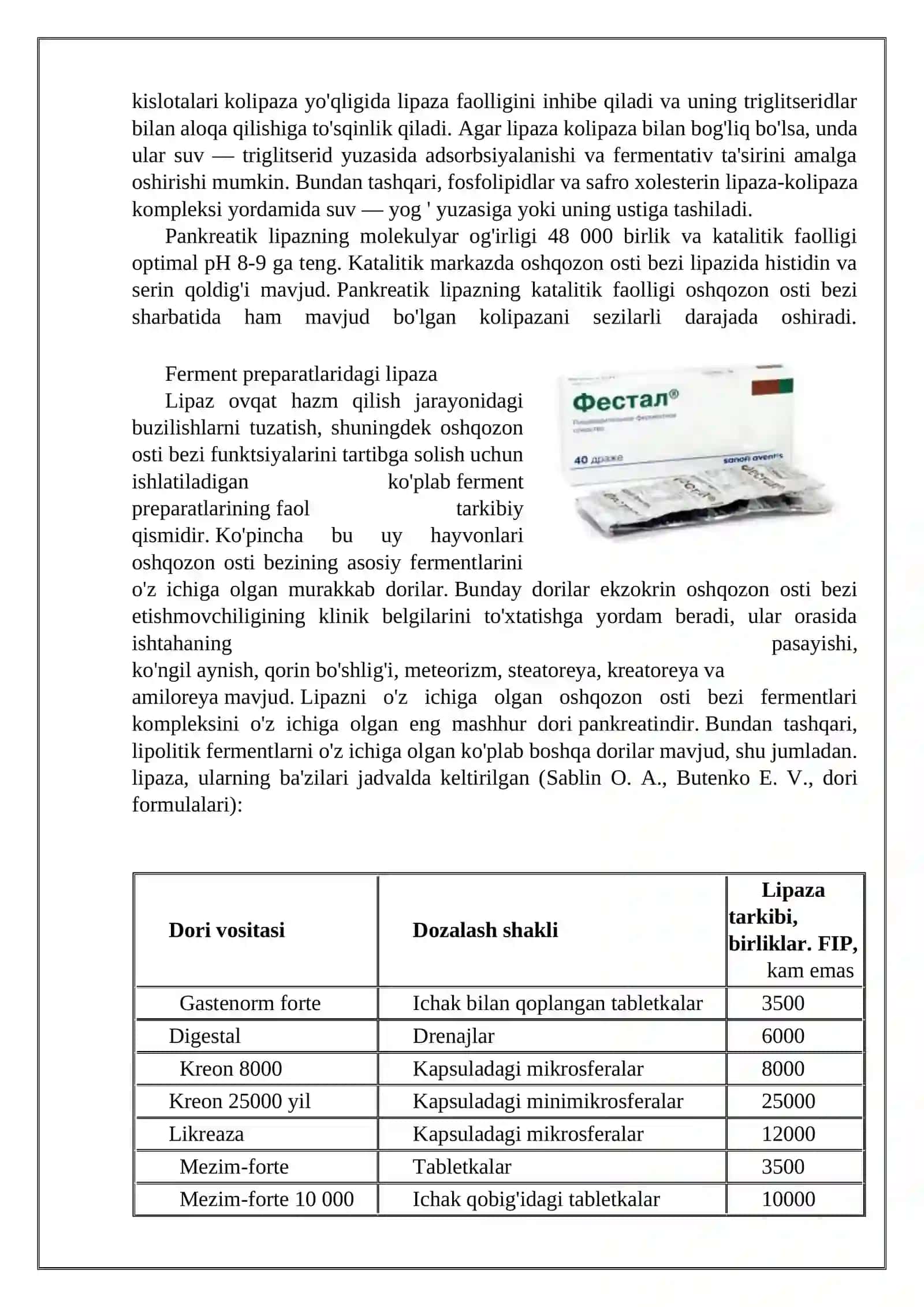 Fermentlarning tibbiyotda ahamiyati 4