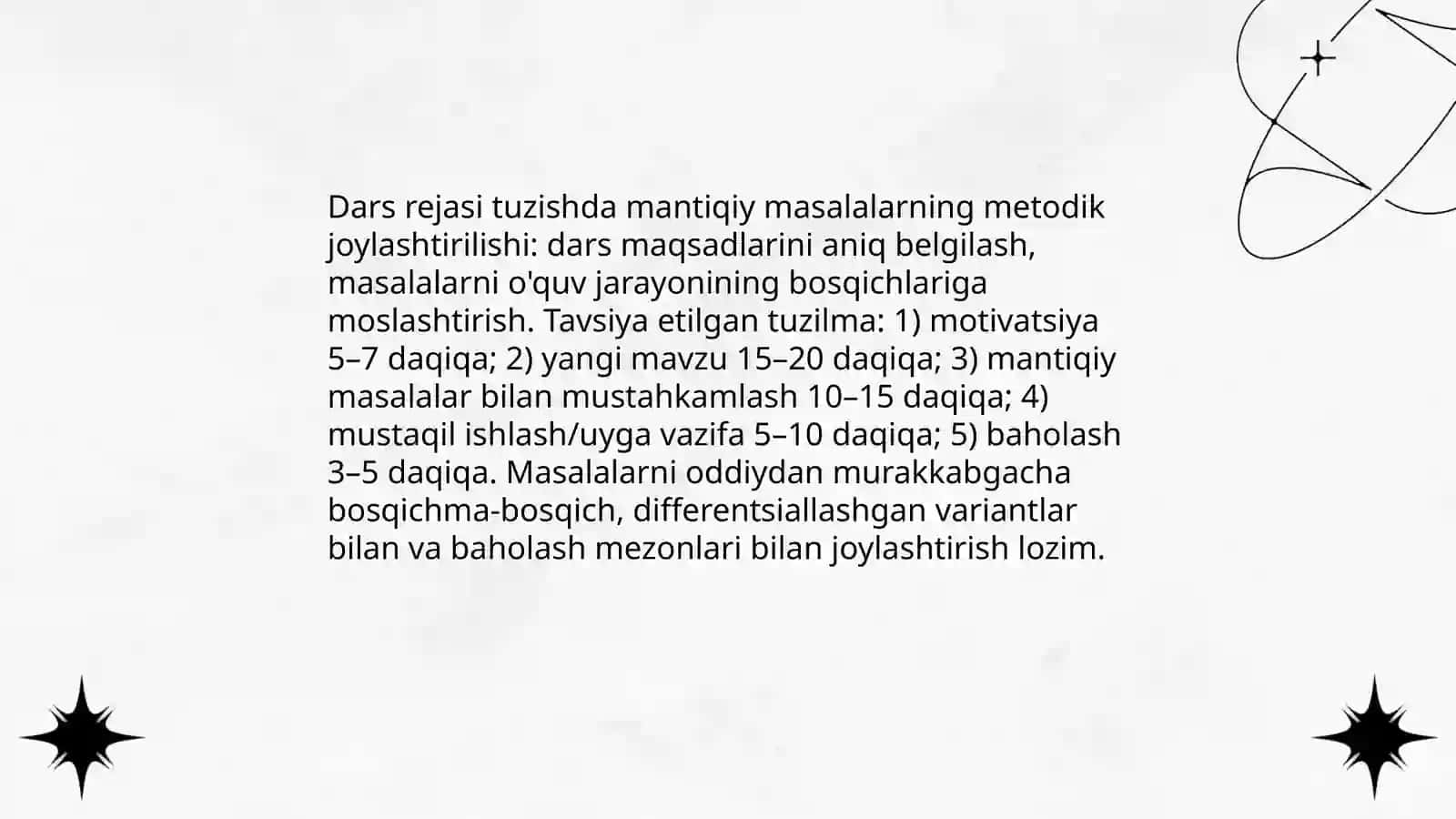 Boshlang'ich matematika darslarida mantiqiy masalalar bilan ishlash metodikasi 4