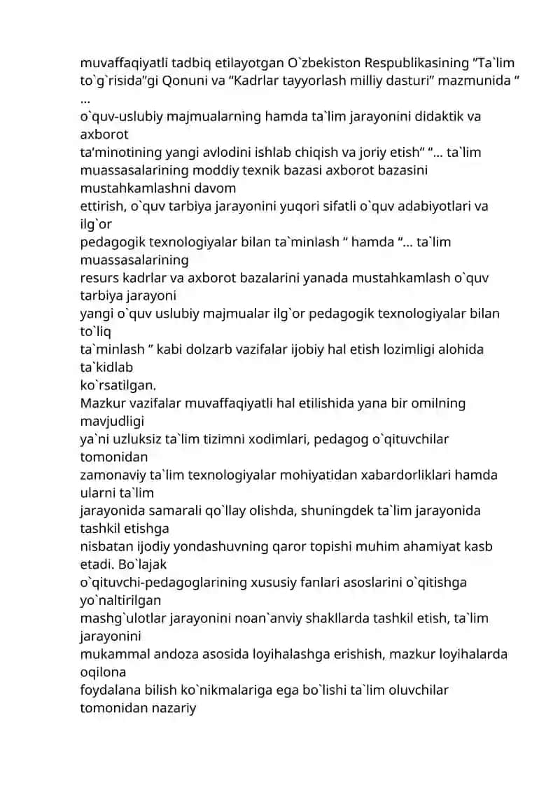 4- sinfda undalmali gaplarni o’rgatish uslubiyoti 4