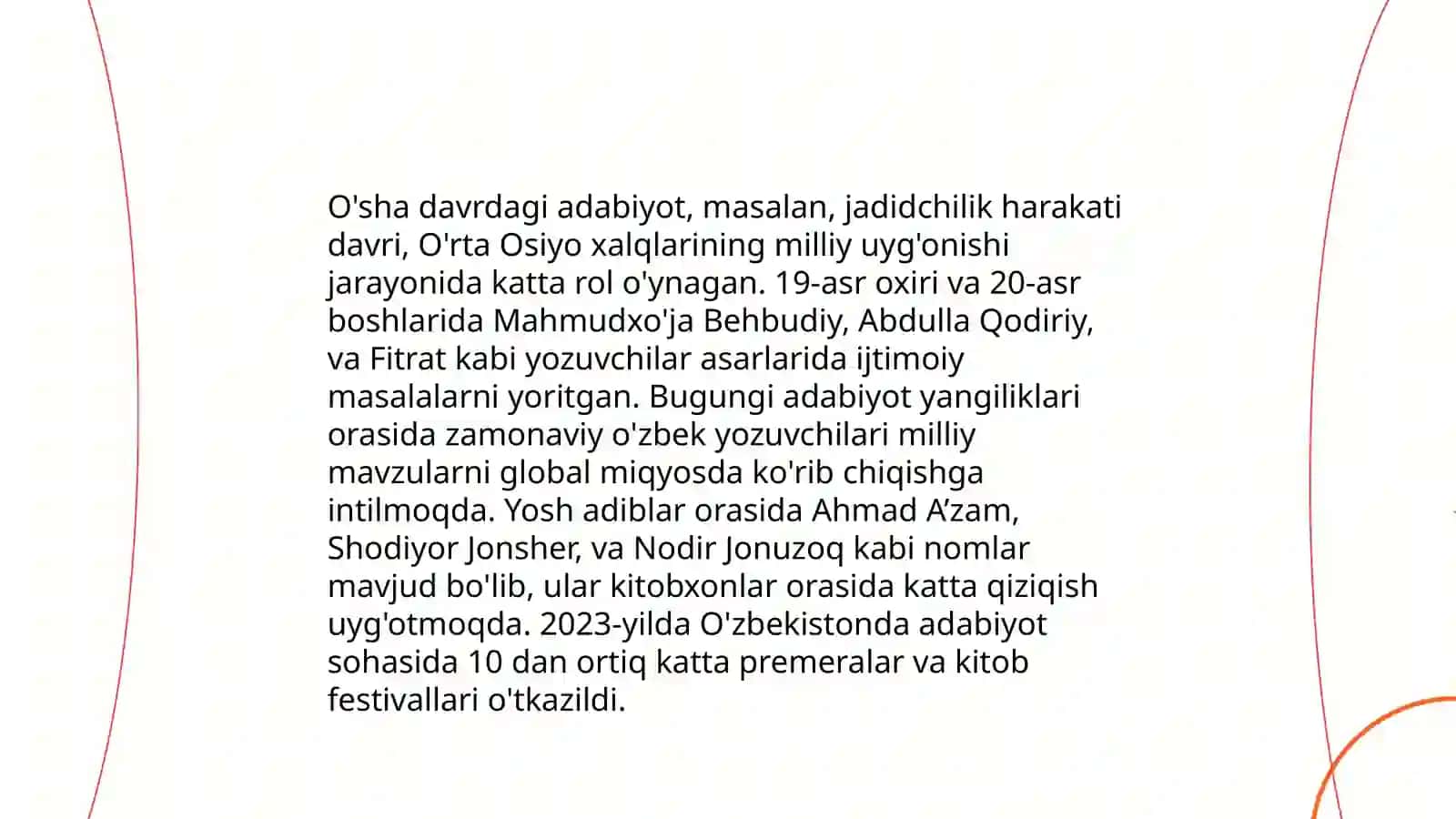Jadidchilik harakati qoidalari bugungi kun bilan taqqoslash 4