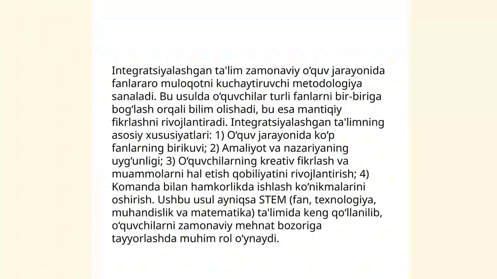 Maxsus pedagogika fanidan differentsial va integratsiyalashgan taʼlim 4