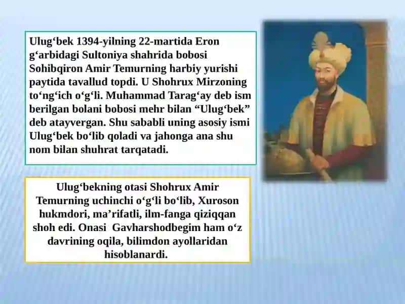 Mirzo Ulug‘bekning Pedagogik G‘oyalari va Ta’lim Rivojidagi Harakatlari 4