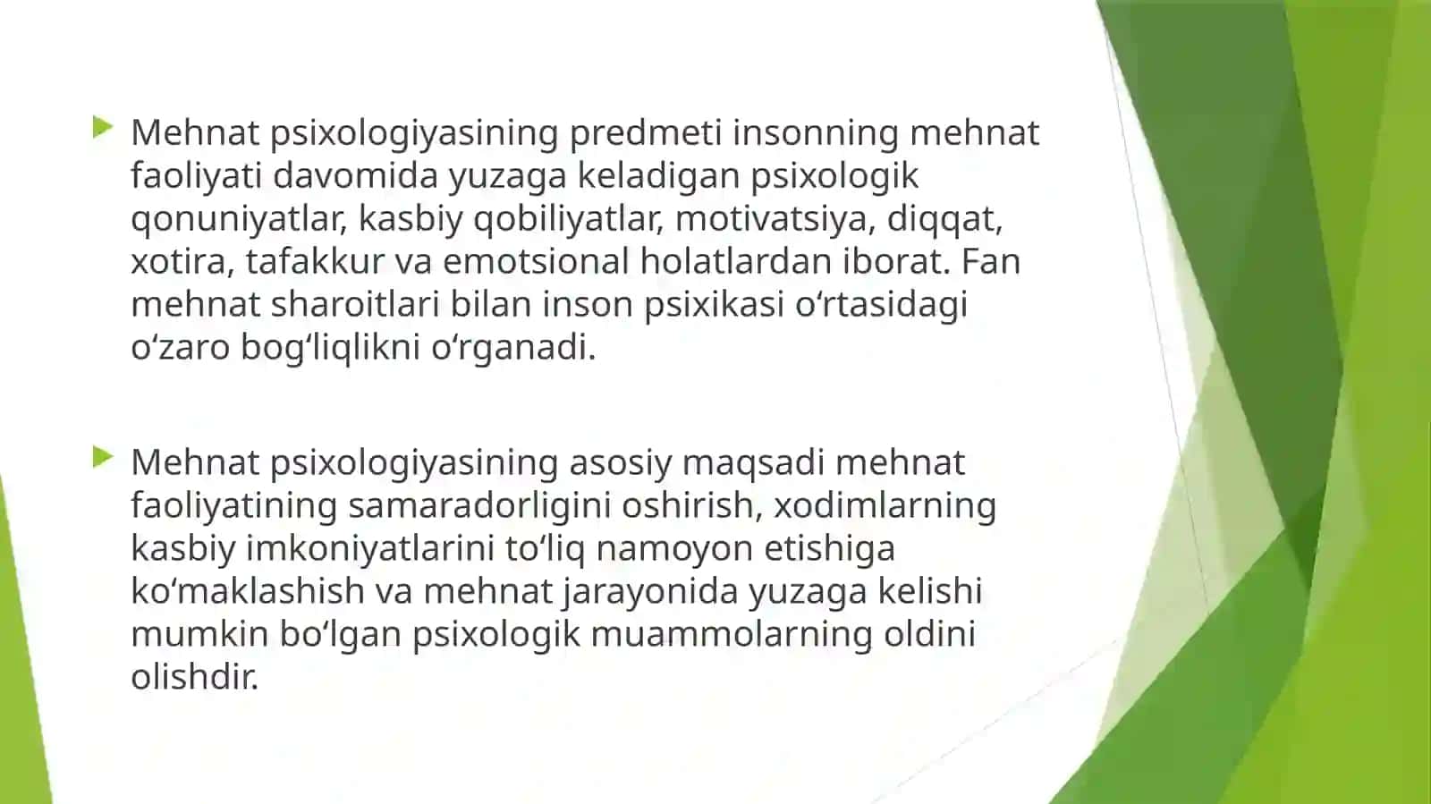 Mehnat psixologiyasi metodlari va ularning mohiyati 4