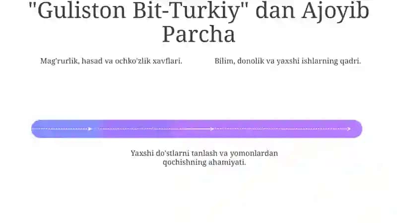 Sayfi saroyning "guliston bit-turkiy" asari 4