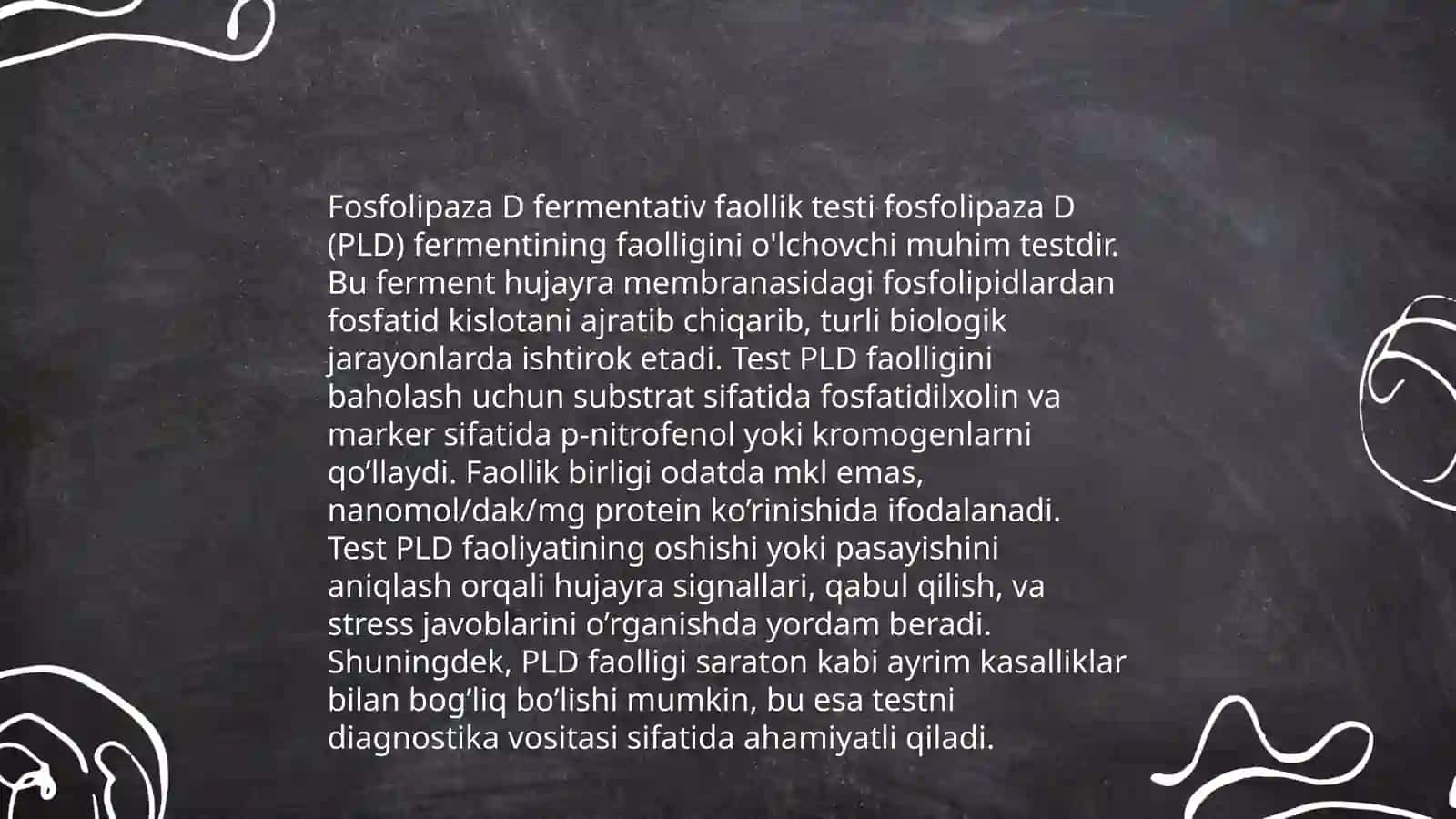 Fosfolipaza D fermentini ajratib olish jarayonlari 4