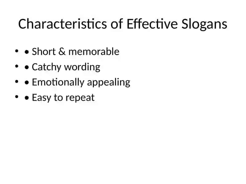 What is a Slogan? 4