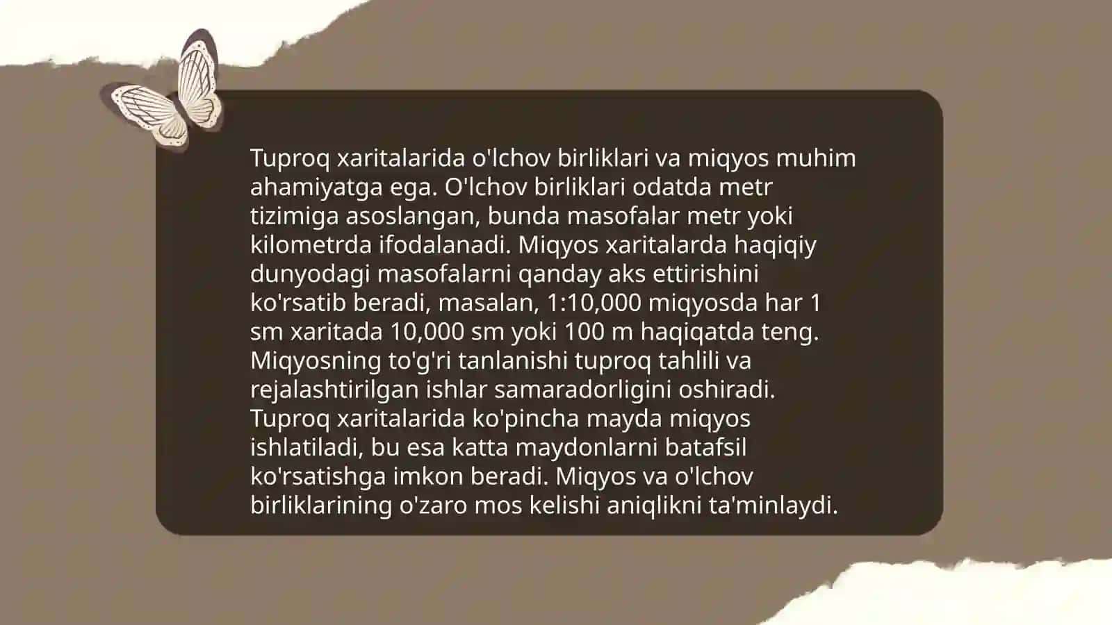 Tuproq xaritalari va ulardan qishloq xo'jaligida foydalanish 4