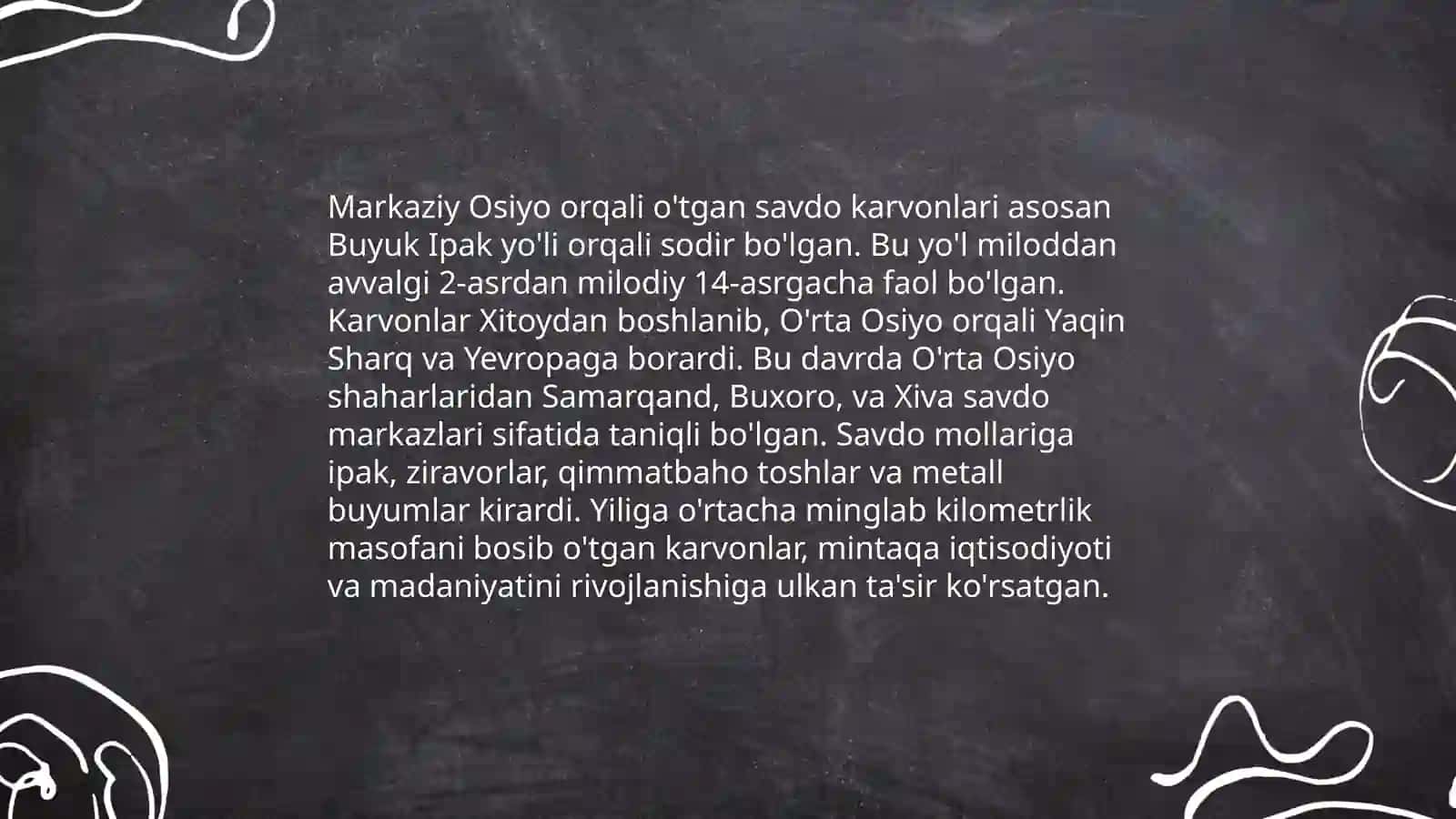 Markaziy Osiyoning qadimgi davr savdo yo'llari 4