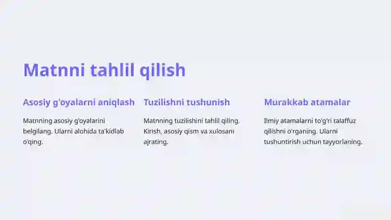 Ilmiy ommabop asarlarni ifodali o'qish 4