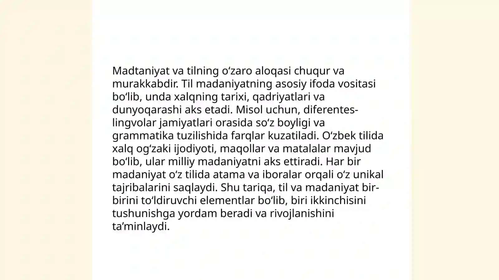 Tillarning o'ziga xos etnomadaniy xususiyatlari 4
