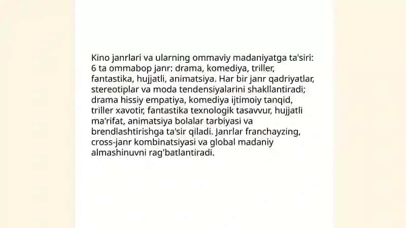 Filmlar va ommaviy madaniyat 4