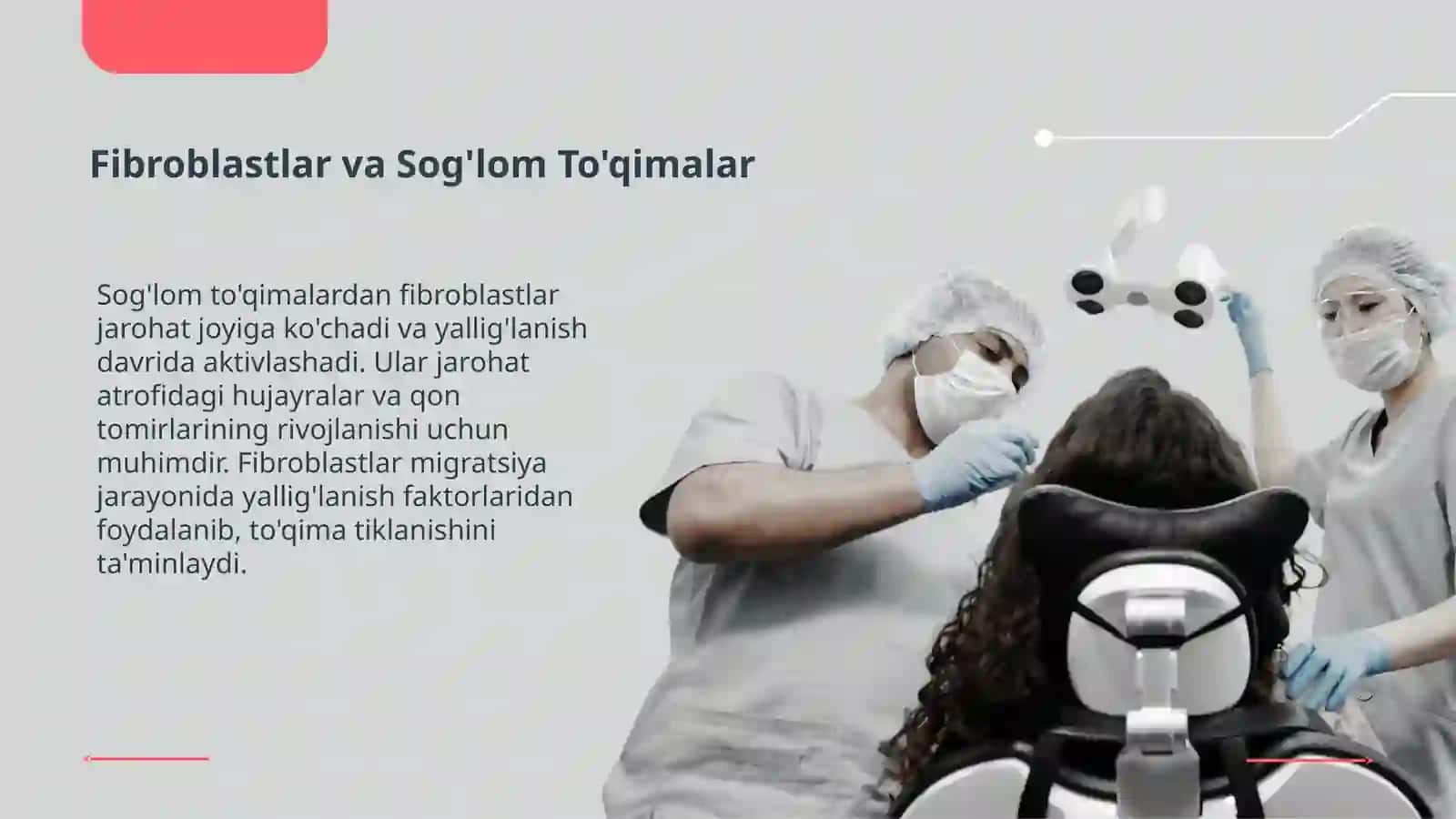 Fibroblastlarning jarohatning bitishi va chandiq hosil bo'lishdagi roli 4