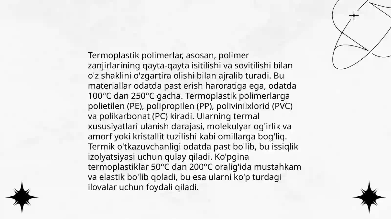 Polimerli materiallar va buyumlarning xossalarini aniqlash 4