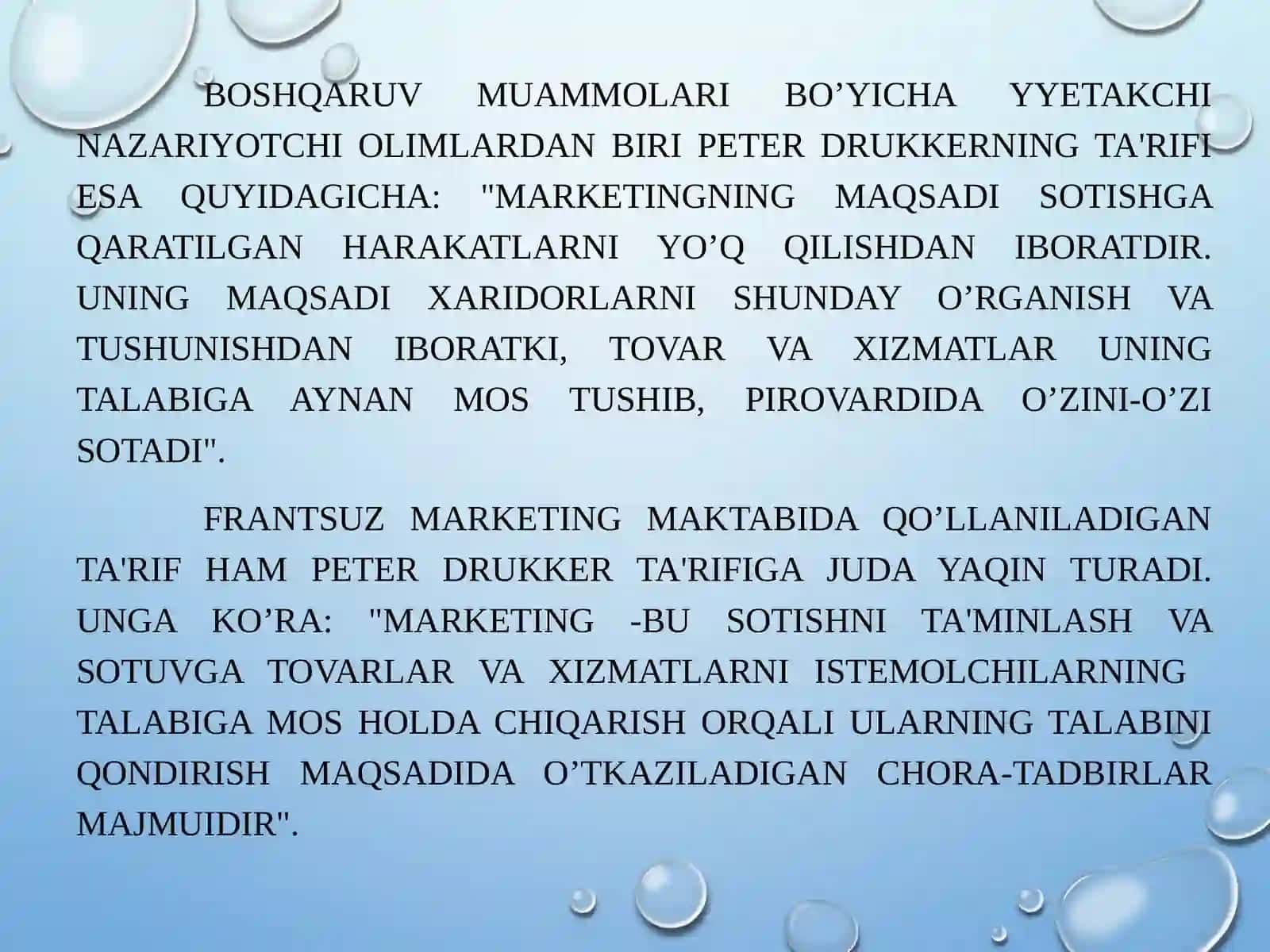 MARKETINGNING MOHIYATI, MAQSADI VA VAZIFALARI 4