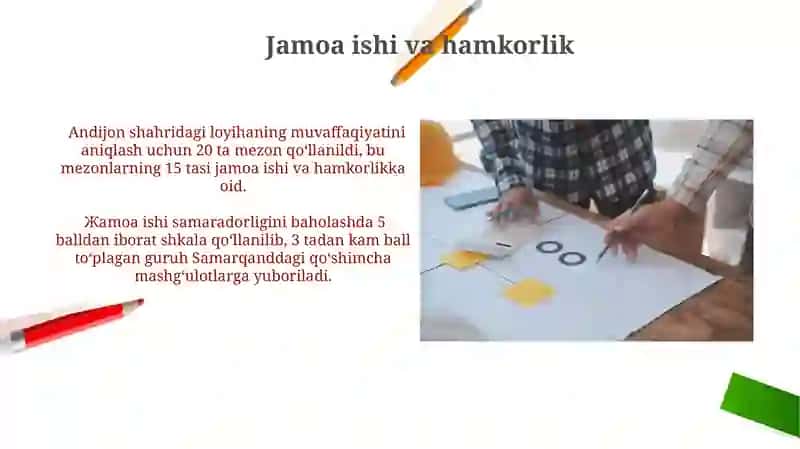 Loyiha uchun baholash mezonlari 4