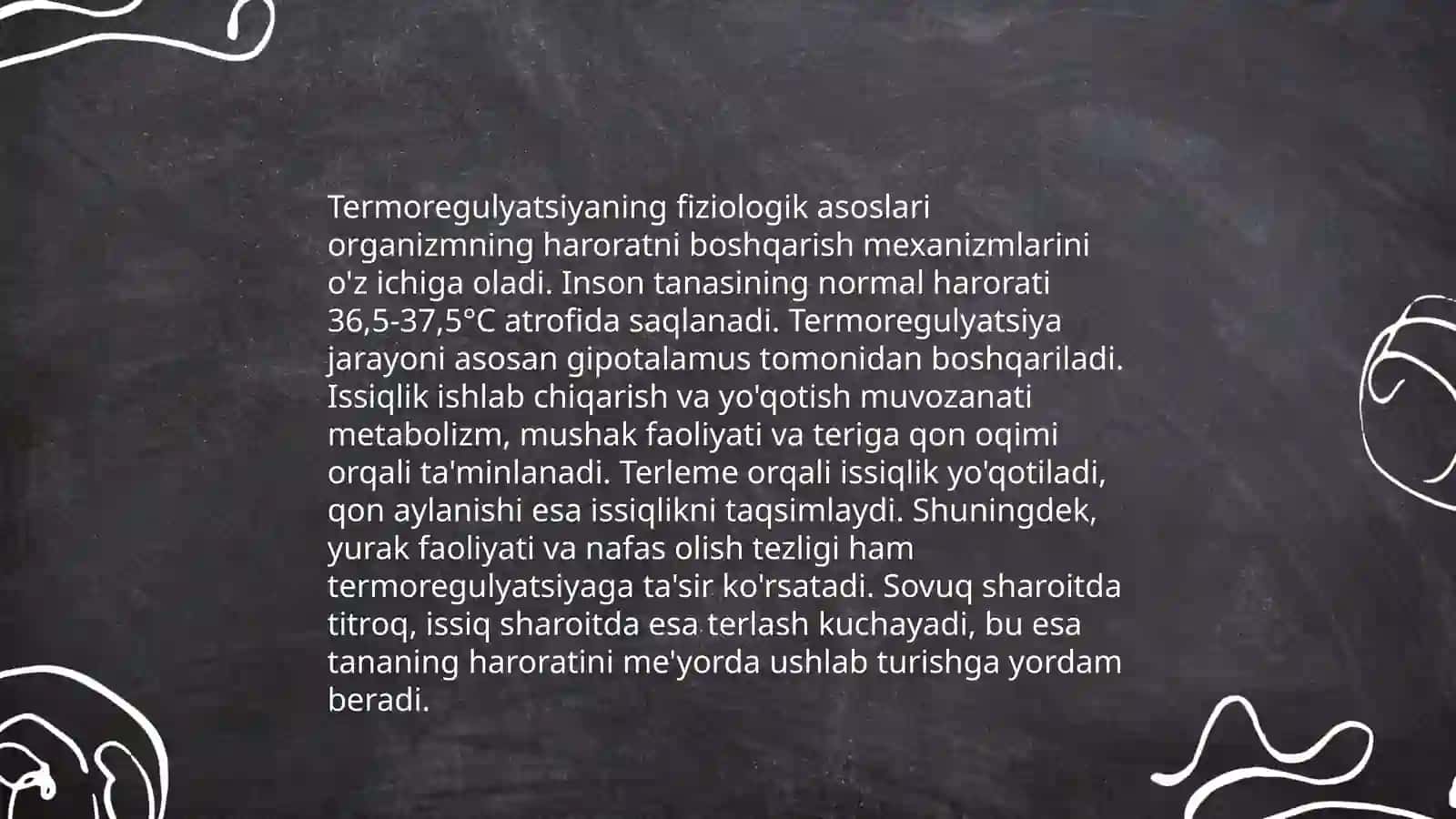 Termoregulyatsiya etiologiyasi 4