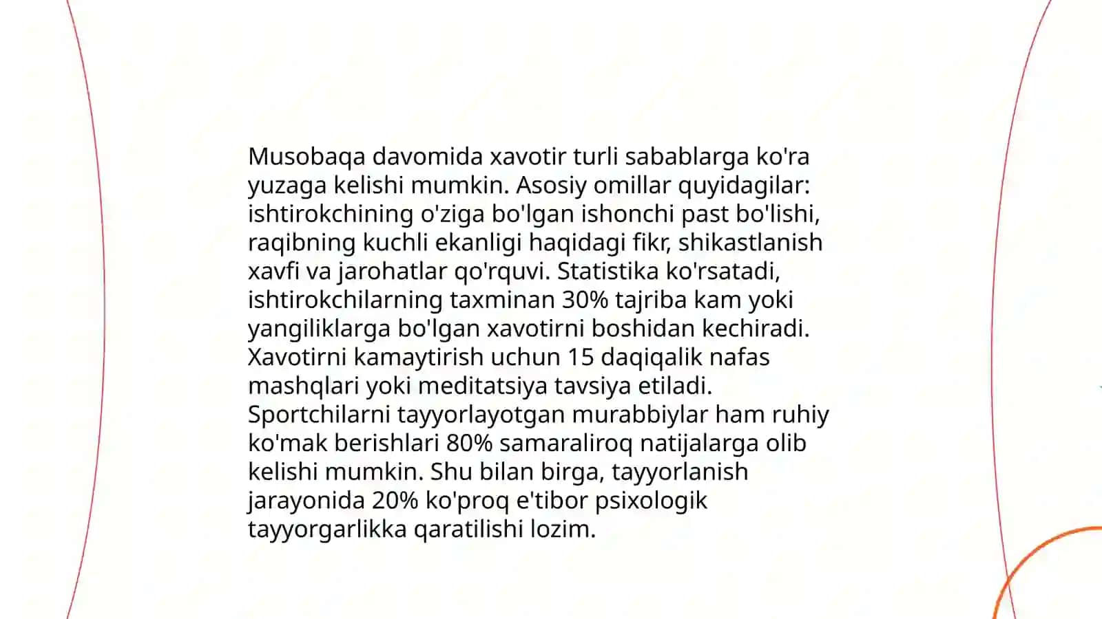 Musobaga davrida emotsional xolatning ro'y berishi 4