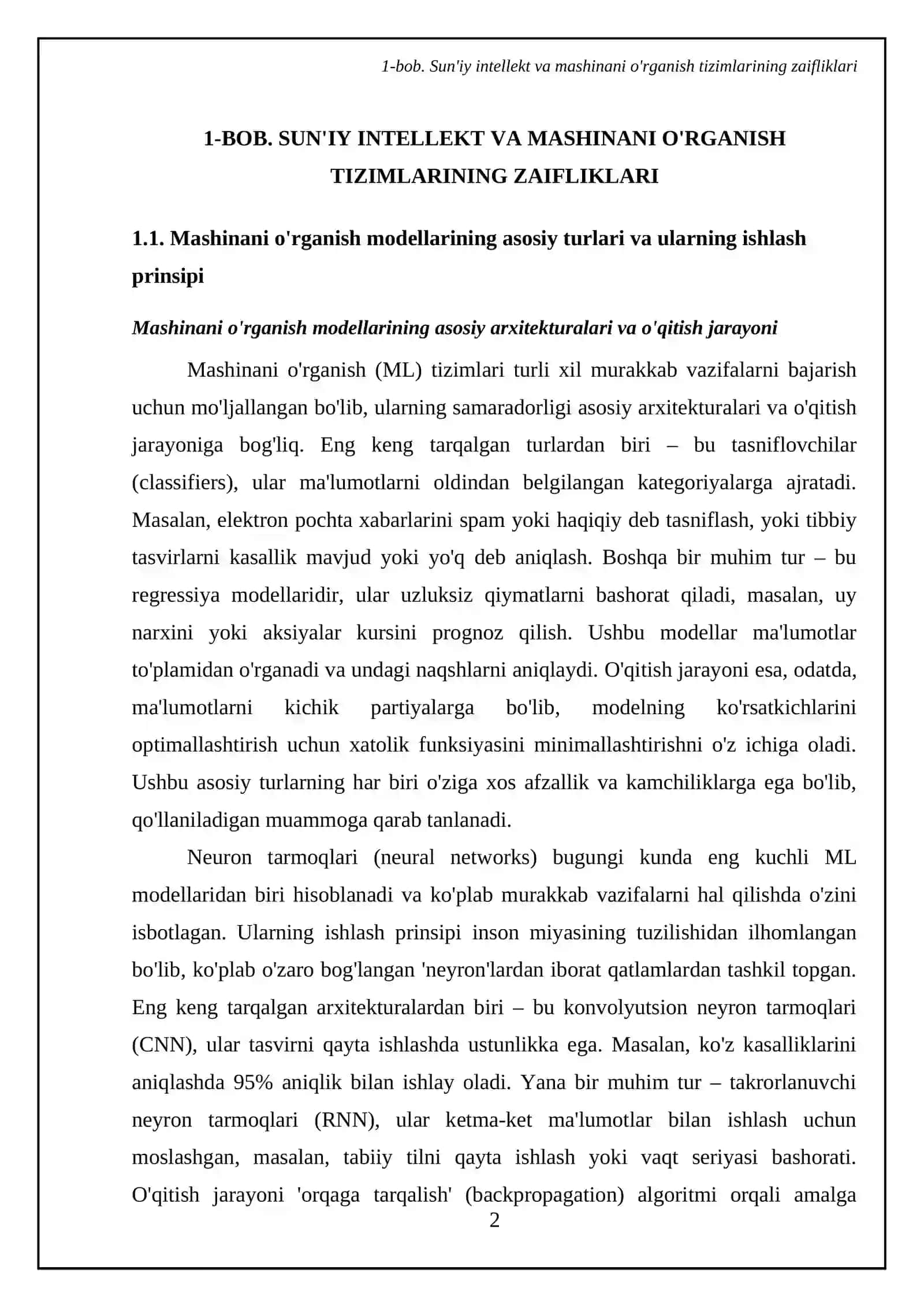 AI/ML tizimlariga hujumlar:adversarial attacks 4