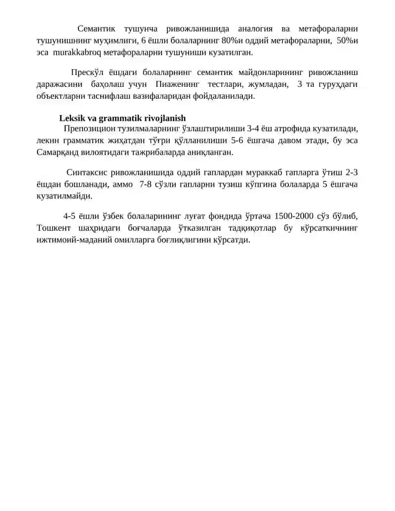 Maktabgacha yosh davrida bilish jarayonlari va nutqning rivojlanishiga xos xususiyatlar 4