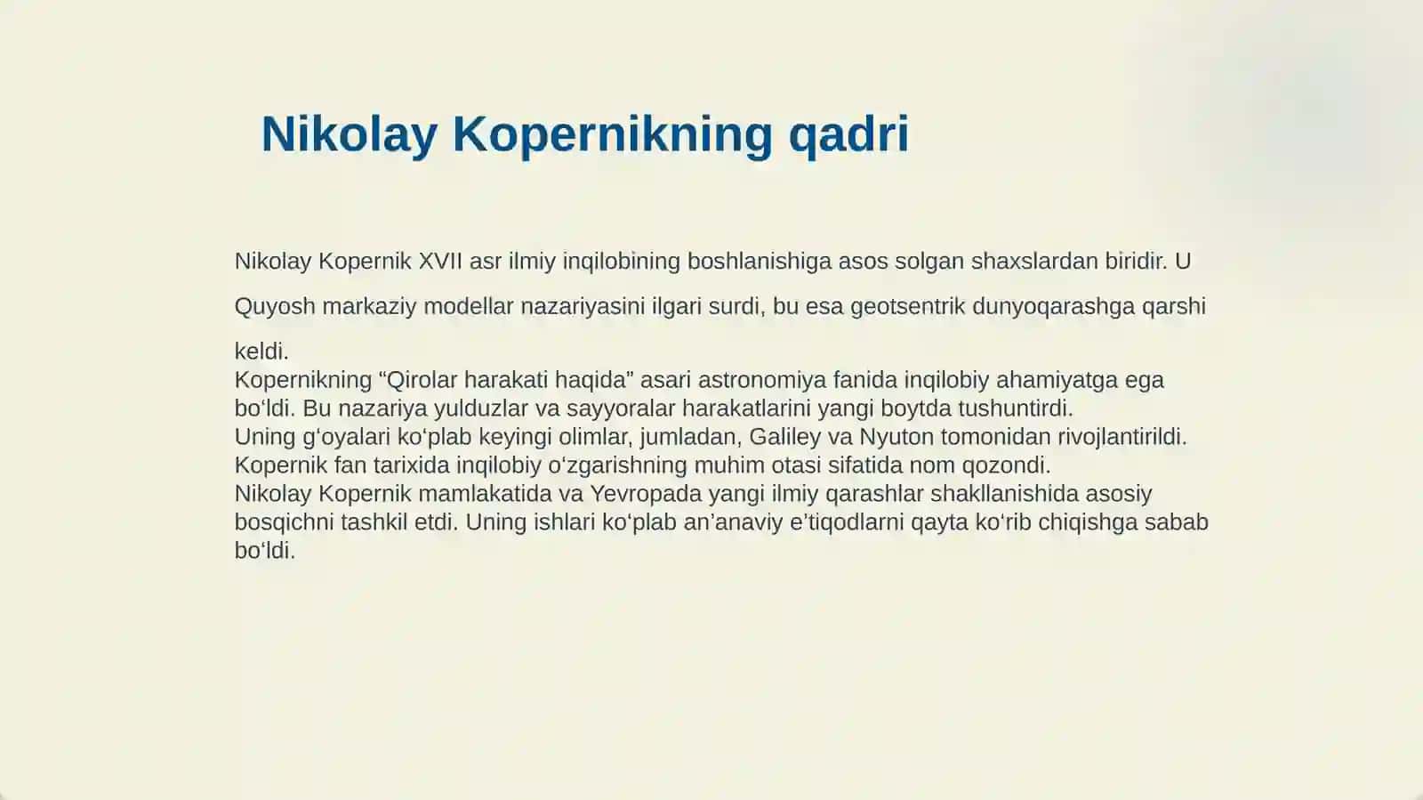 XVII-XVIII- ASRLARDA YEVROPADA ILMIY INQILOB 4