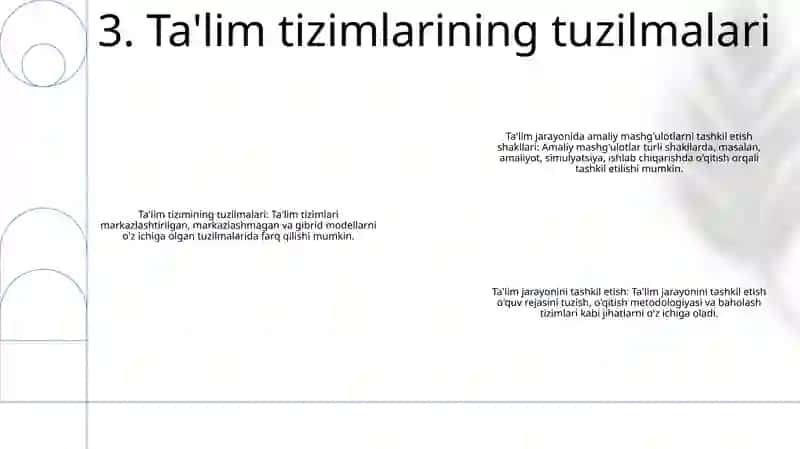 OʻQuv Jarayonining Amaliyotini Tashkil Etish Shakllari 4