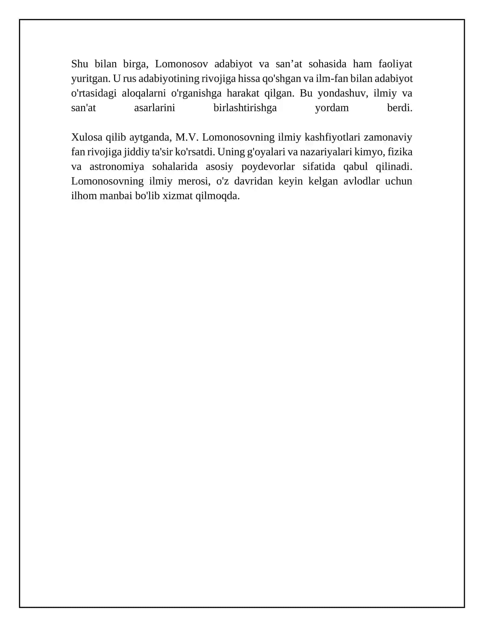 M.V. Lomonosovning Hayoti Va Ilmiy Faoliyati 4