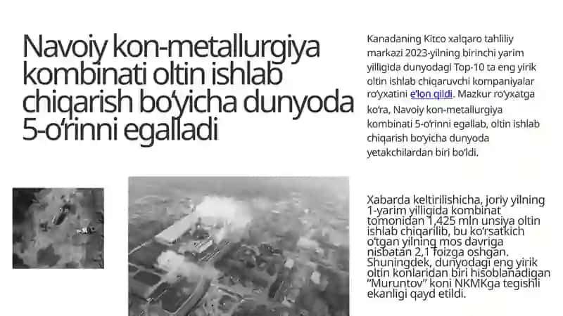 Navoiy Kon-Metallurgiya Kombinati Aksiyadorlik Jamiyati 4