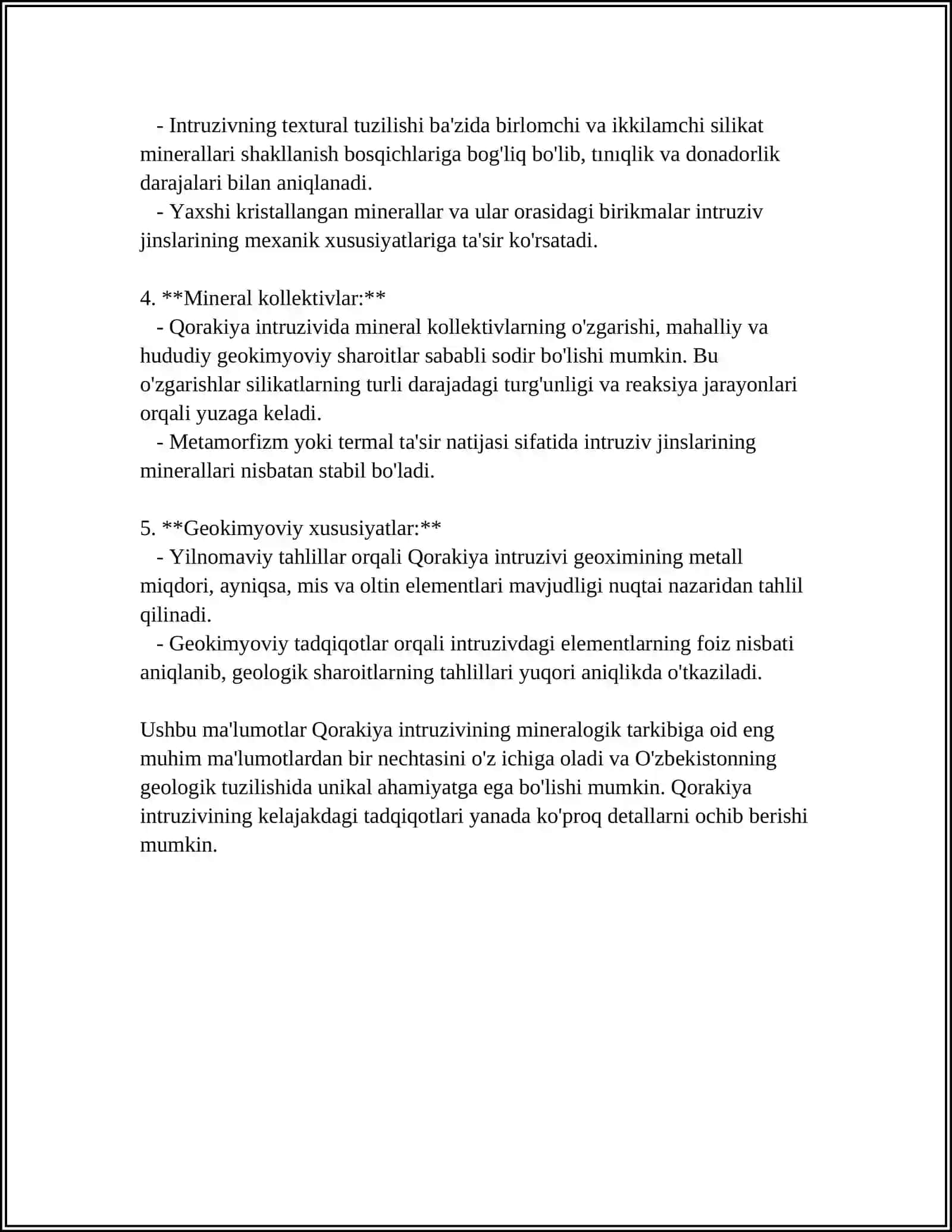 QORAKIYA INTRUZIVINING PETROGRAFIK XUSUSIYATLARI 4