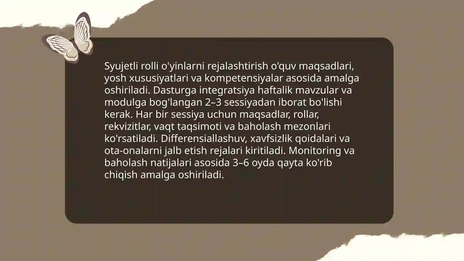 Syujetli rolli oyinlar va sahnalashtirish mahorati 4