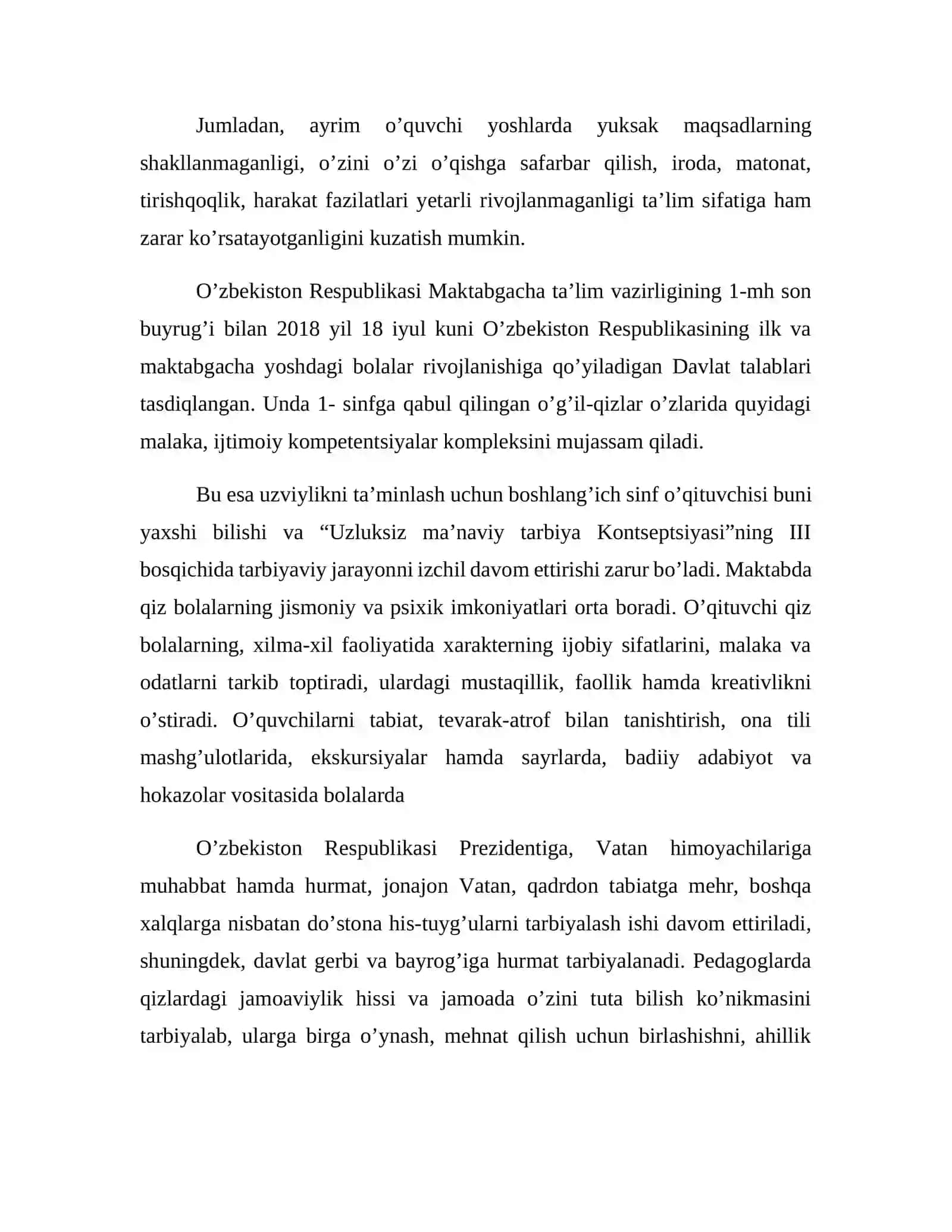 UMUM TA’LIM MAKTABLARI O‘QUVCHI-QIZLARINING IJTIMOIY FAOLLIGINI OSHIRISH USULLARI VA METODLARI 4