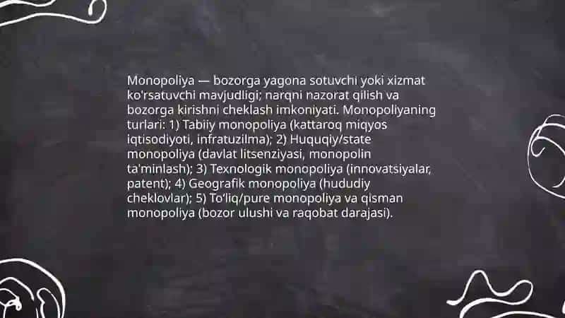 Raqobat va monopoliya 4